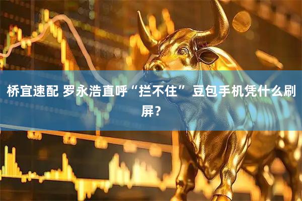 桥宜速配 罗永浩直呼“拦不住” 豆包手机凭什么刷屏?